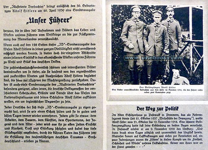 Illustrierter Beobachter special edition Unser Fuhrer